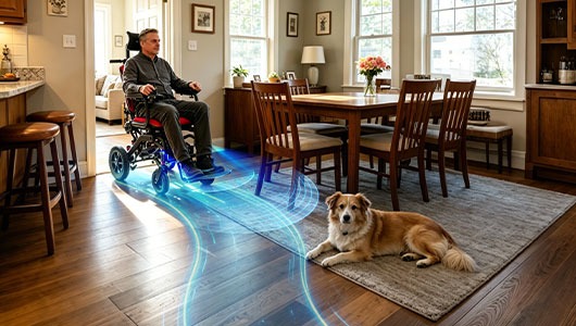 foldable electric power chair